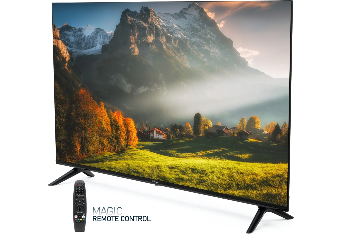 Телевізор Vinga S55UHD25BWEB