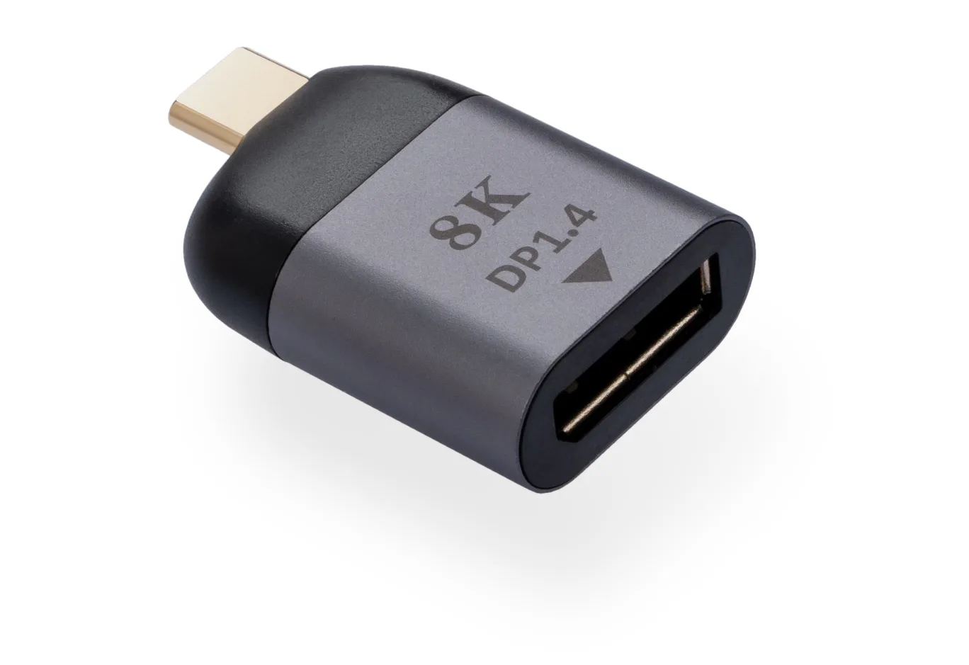 Перехідник Type-C Male to DP 1.4 8K60Hz compact Vinga (VCPATCDP4C)