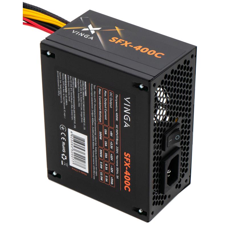 Блок живлення Vinga 400W ОЕМ (SFX-400С)