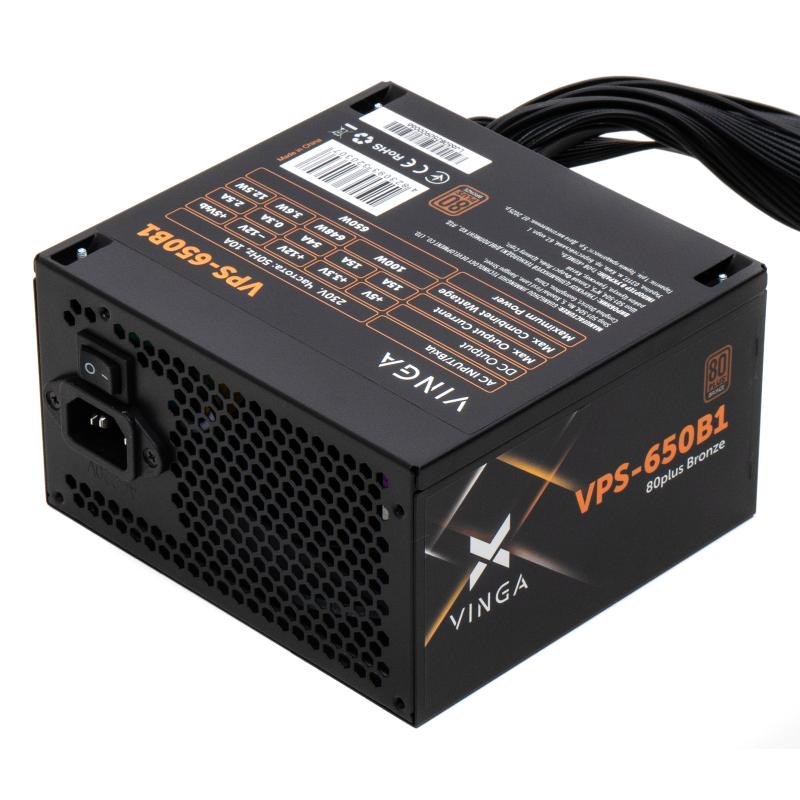 Блок живлення Vinga 650W (VPS-650B1)