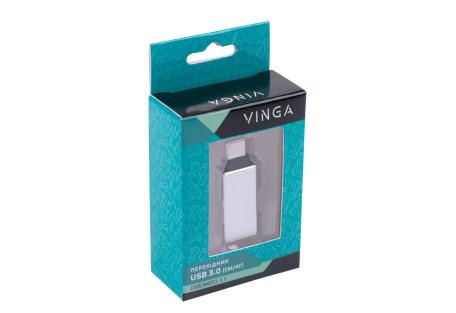 Перехідник Type-C to USB3.0 AF Vinga (USBCMAF01-1.1)
