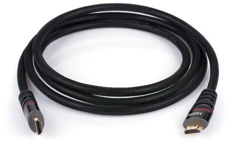 Кабель мультимедійний HDMI M to HDMI M 1.5m Vinga (HDMI01-1.5)