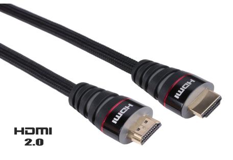 Кабель мультимедійний HDMI M to HDMI M 5.0m Vinga (HDMI01-5.0)