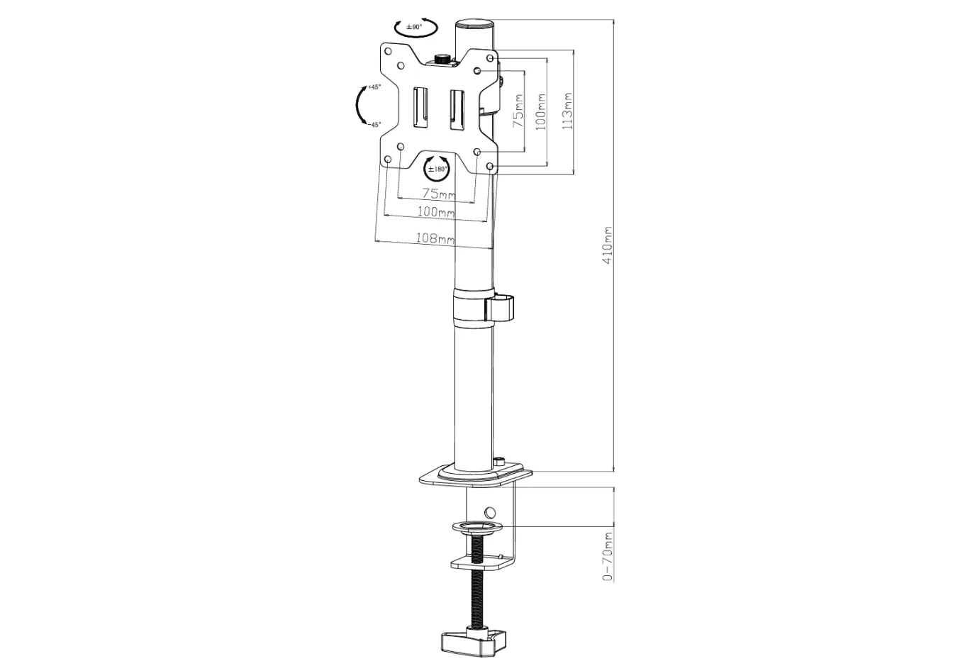 Bracket Vinga TD30-1051
