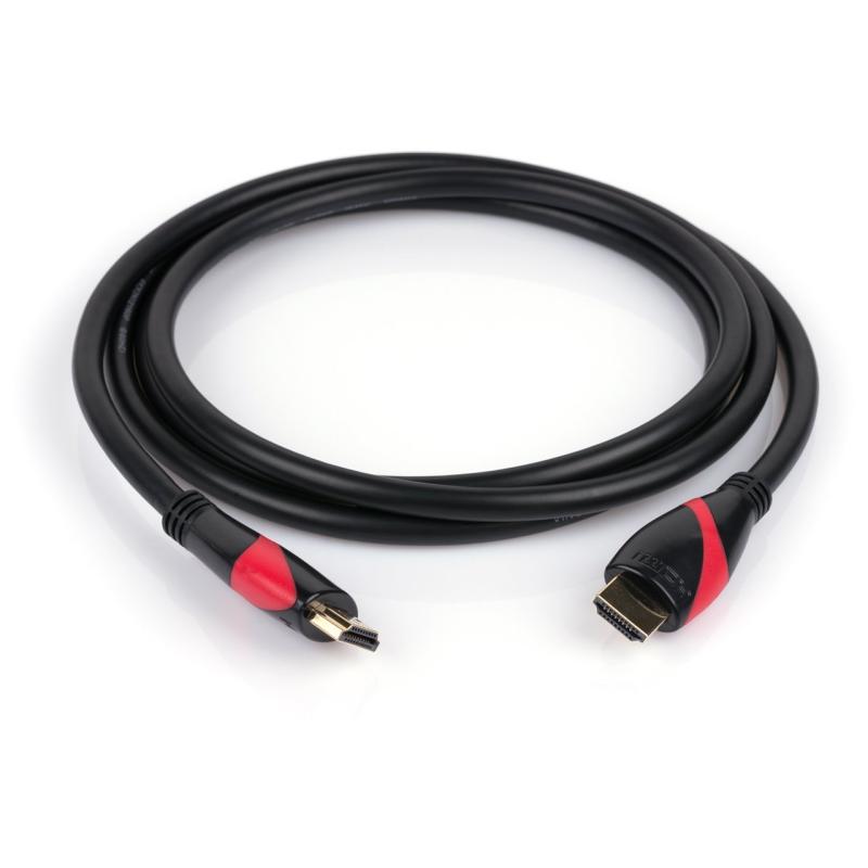 Кабель мультимедійний HDMI M to HDMI M 1.8m Vinga (HDMI02-1.8)