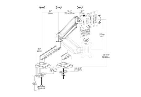 Кронштейн Vinga TD32-1151-L