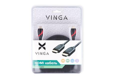 Кабель мультимедійний HDMI M to HDMI M 5.0m Vinga (HDMI02-5.0)