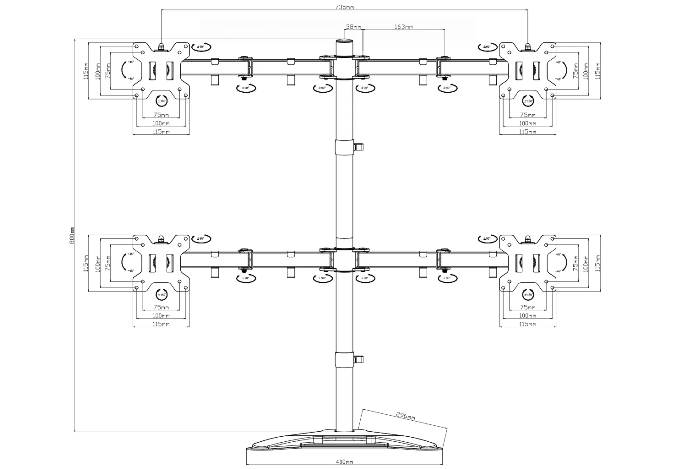 Кронштейн Vinga TD22-1054