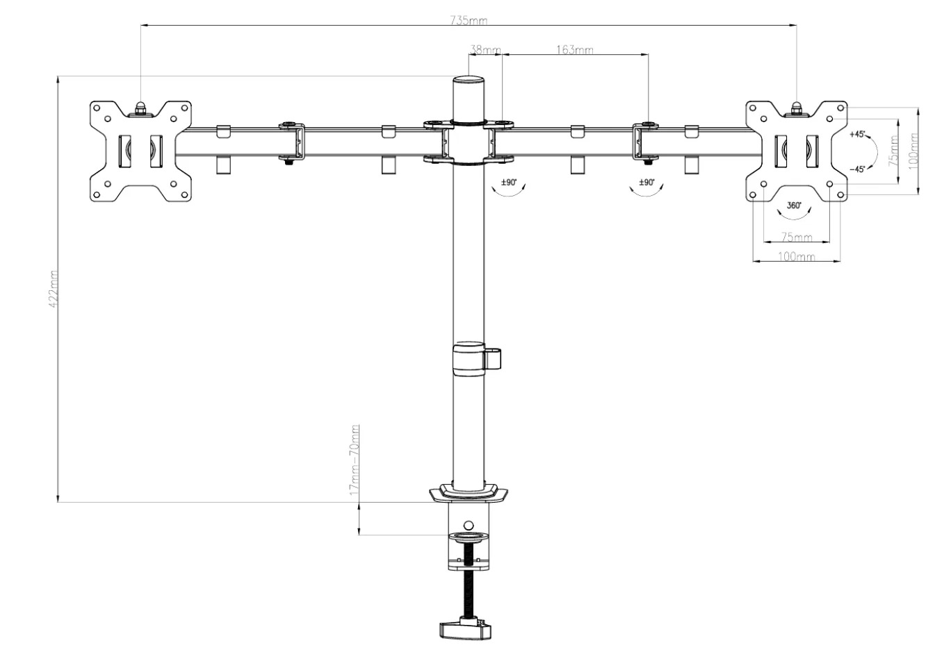 Bracket Vinga TD32-1052