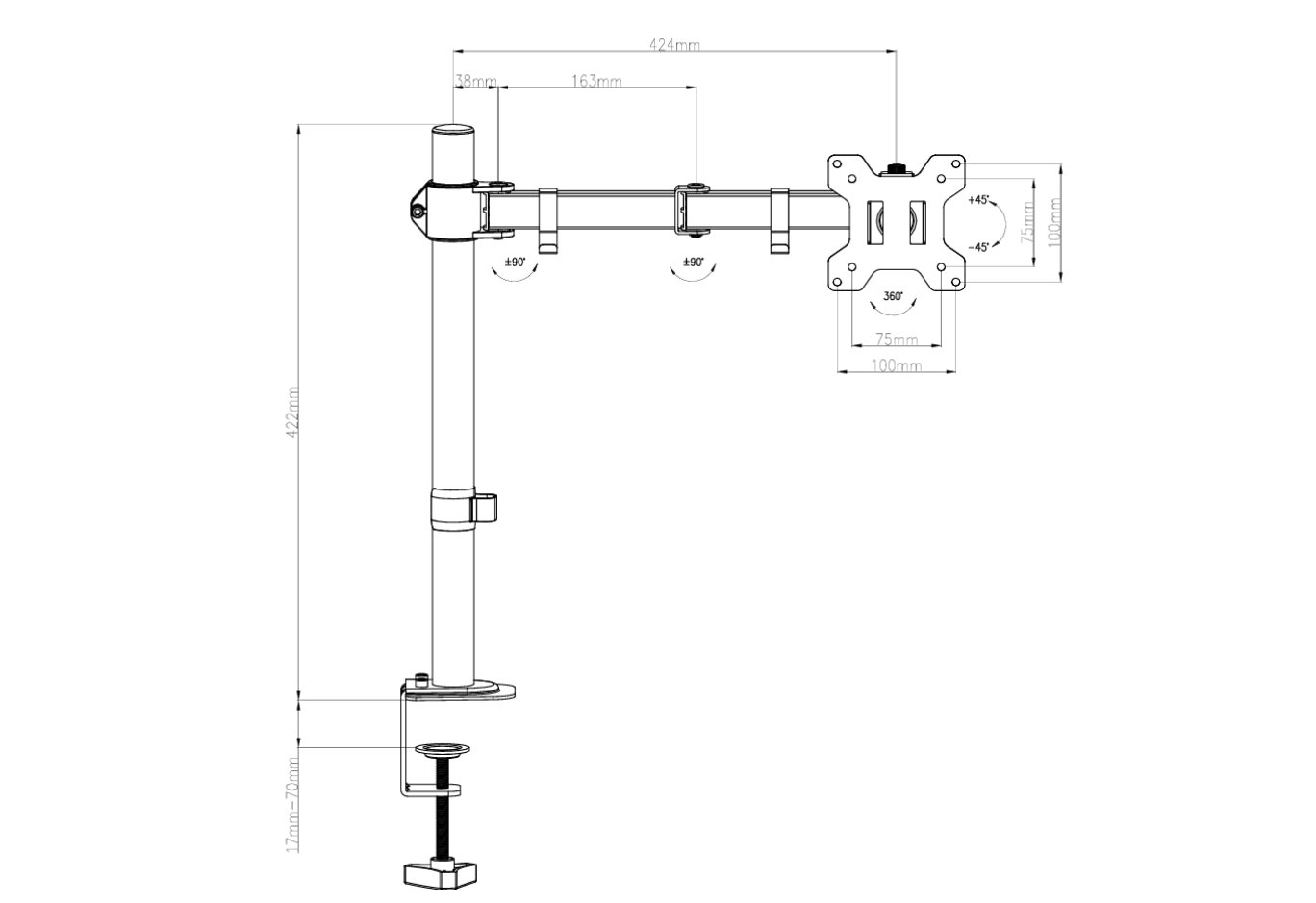 Bracket Vinga TD32-1051