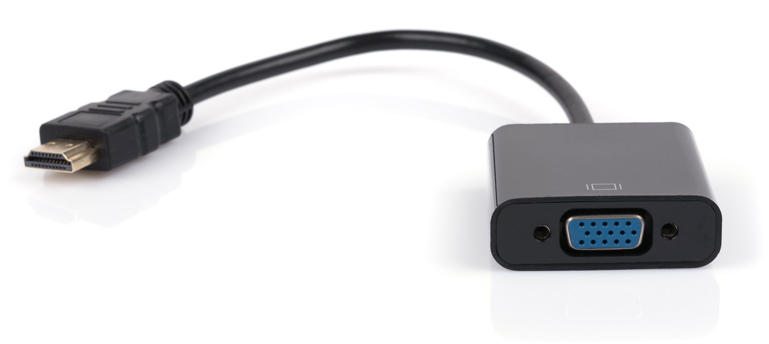 Перехідник HDMI to VGA Vinga (HDMIMVGAF-01)