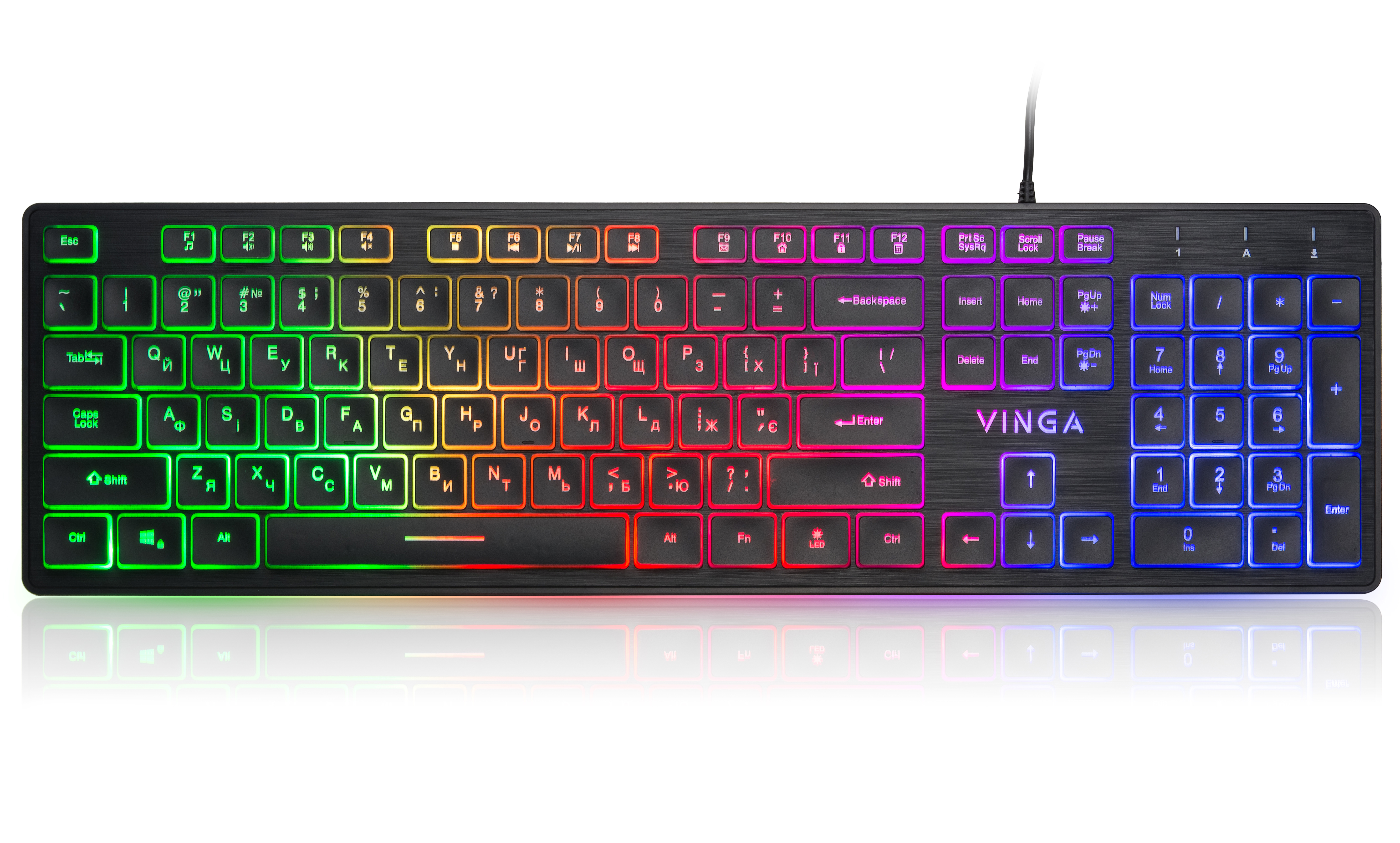 Keyboard Vinga KB410 black
