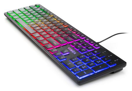 Клавіатура Vinga KB410 black
