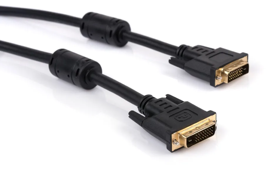 Multimedia cable DVI M to DVI M 1.8m 24+1pin Vinga (DVI01-1.8)
