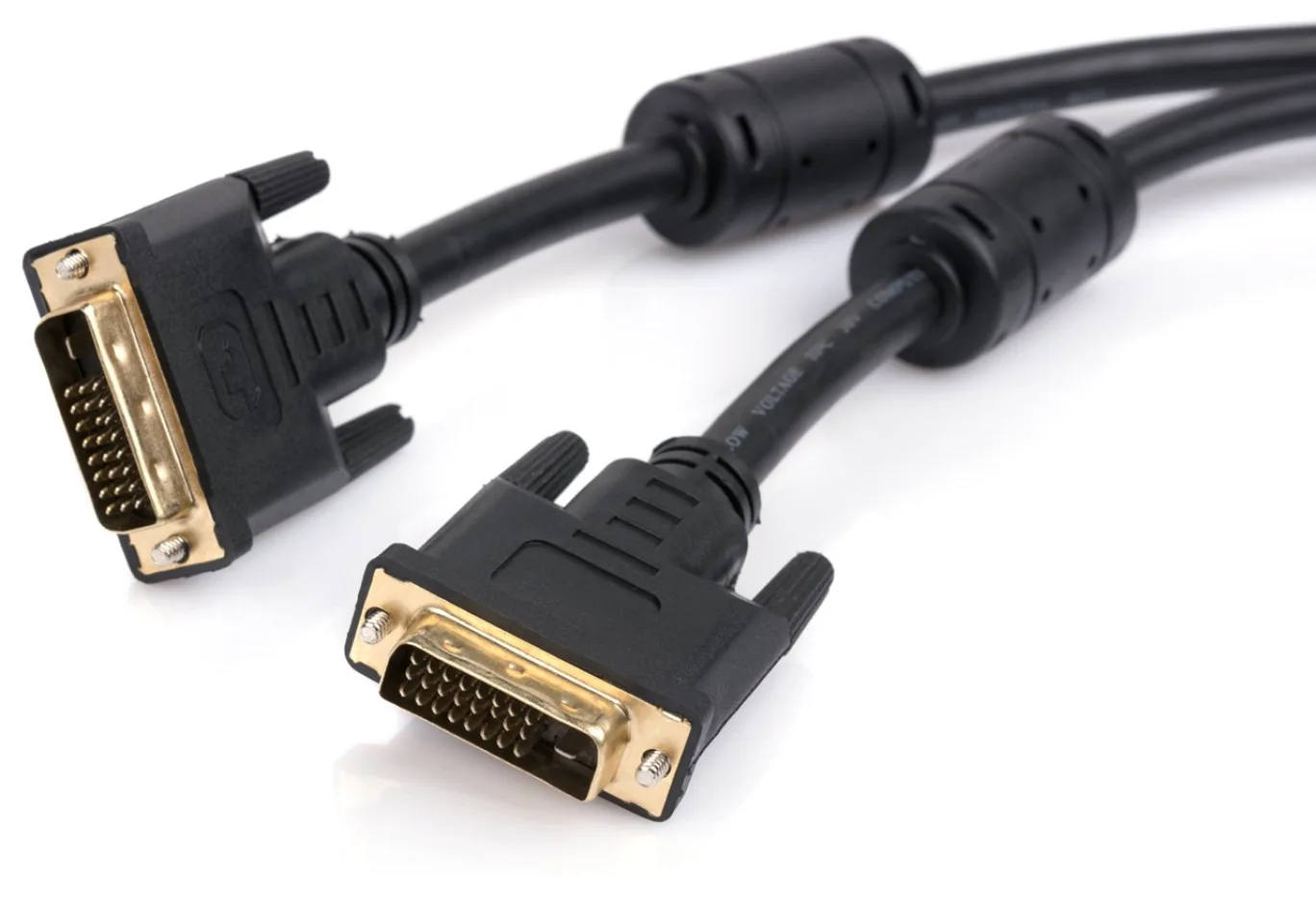 Кабель мультимедійний DVI M to DVI M 1.8m 24+1pin Vinga (DVI01-1.8)
