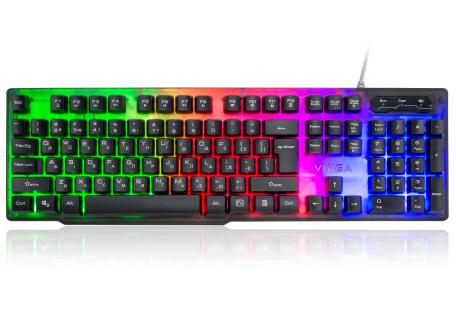 Клавіатура Vinga KB414 black