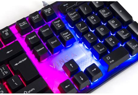 Клавіатура Vinga KB414 black