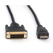 Кабель мультимедійний HDMI M to DVI M 5.0m 24+1pin Vinga (HDMIDVI01-5.0)