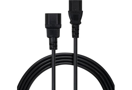 Кабель живлення C13 to C14 3.0m 1mm2 Vinga (VCPP1C13143BK)