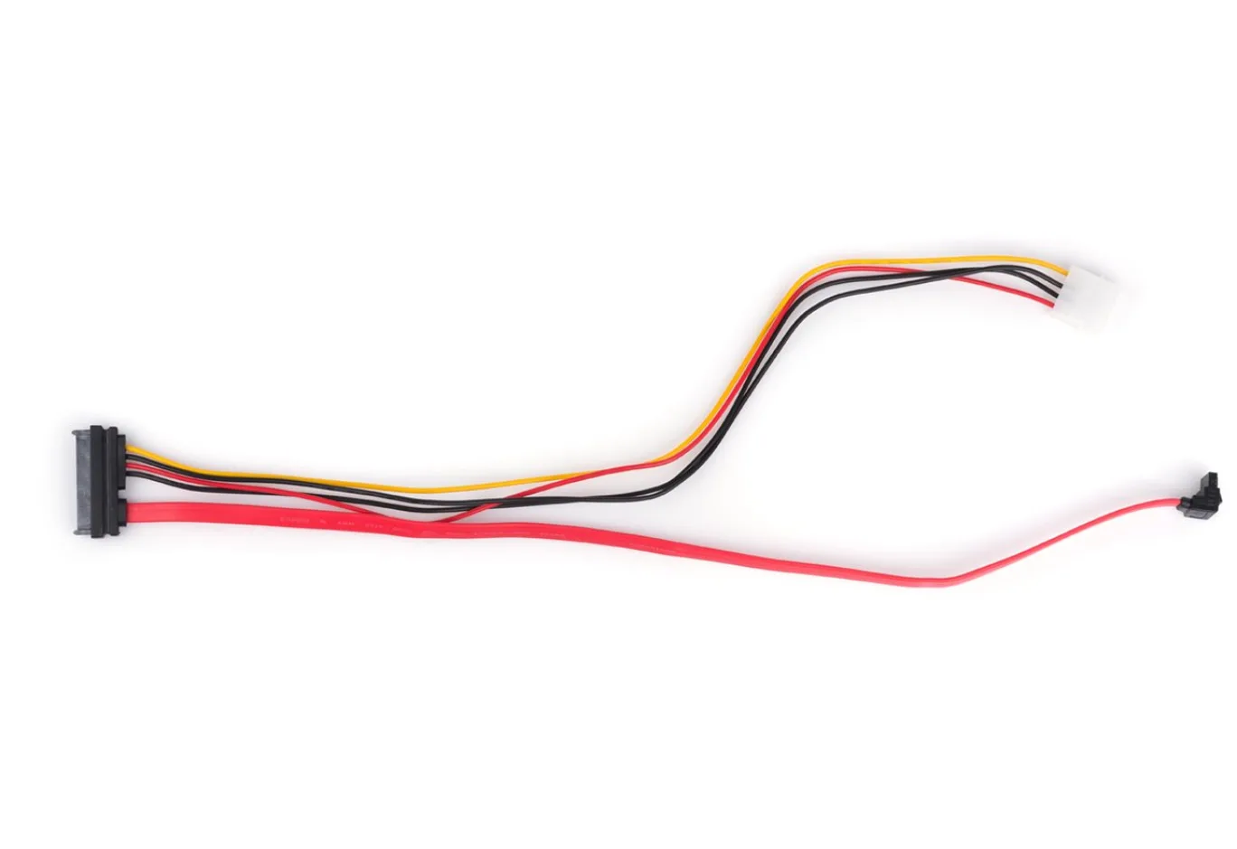 Data transfer cable SATA +power 0.45m Vinga (SATAPW01)