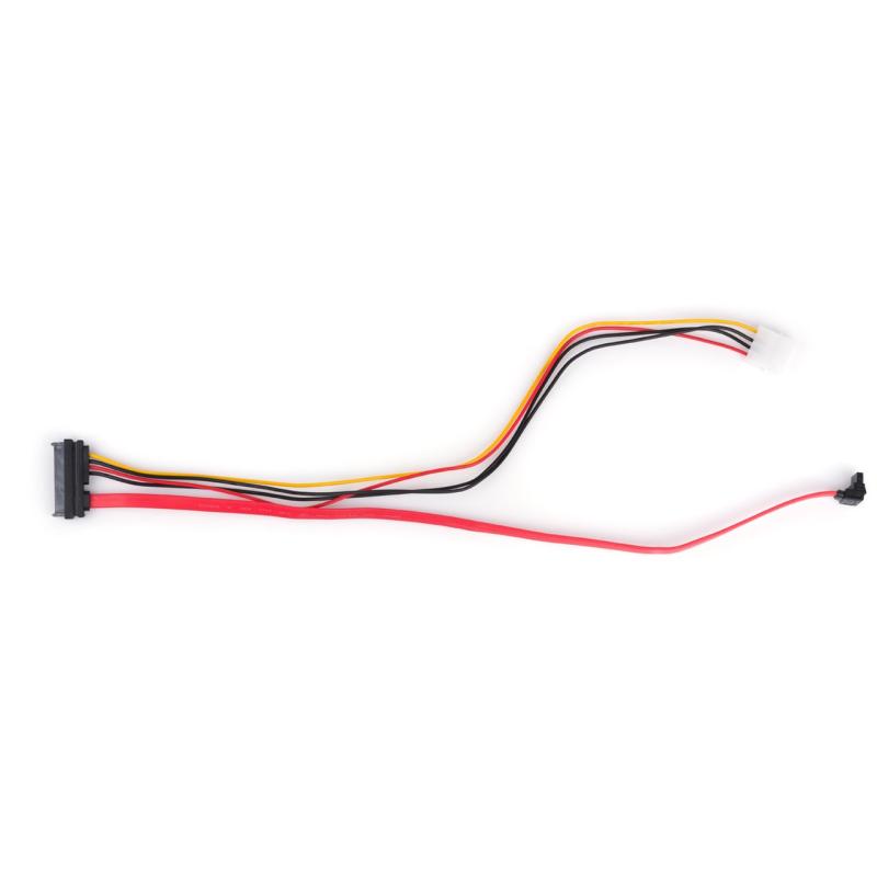 Кабель для передачі даних SATA +power 0.45m Vinga (SATAPW01)