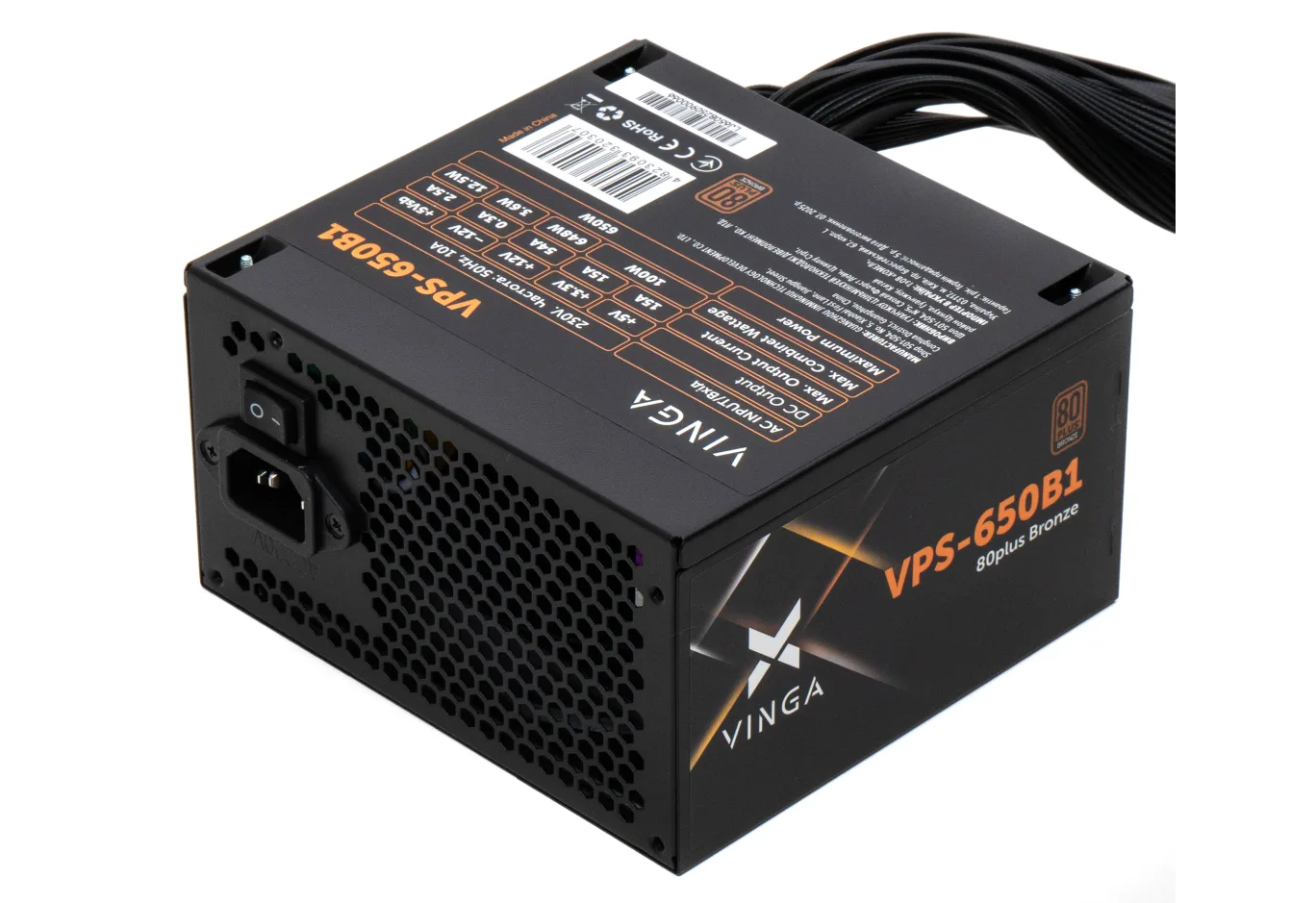 Power supply Vinga 650W (VPS-650B1)