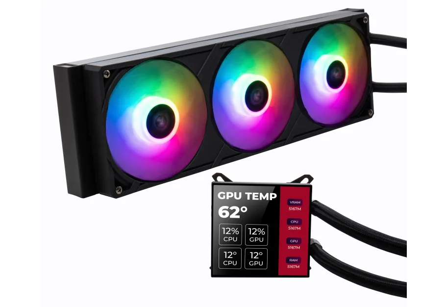 Liquid cooling system Vinga Storm Black