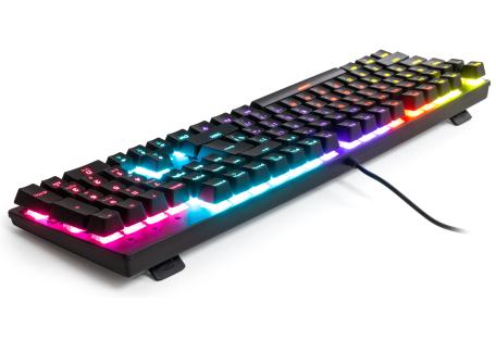 Клавіатура Vinga KBGM-100 LED Blue Switch USB Black (KBGM-100 Black)