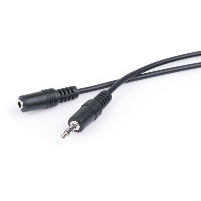 Кабель мультимедійний 3.5mm M to 3.5mm F 1.8m Vinga (3.5STMF01-1.8)