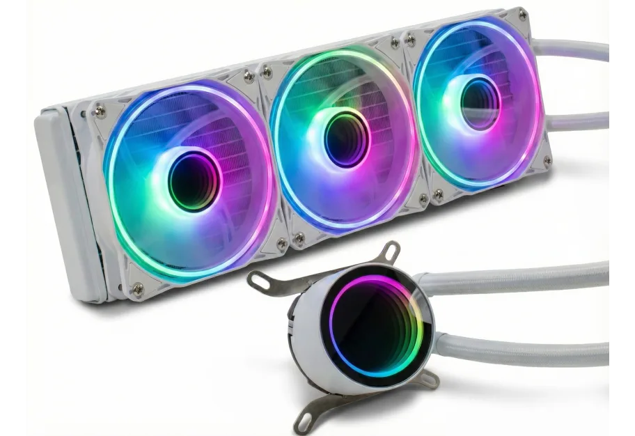Liquid cooling system Vinga Wave White