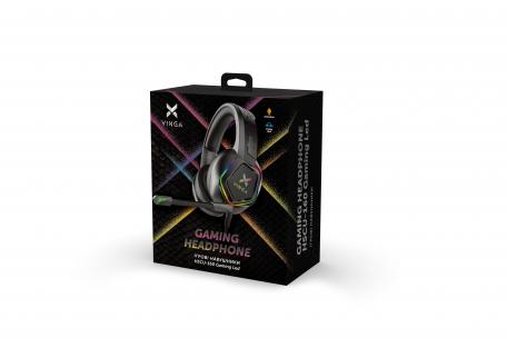 Навушники Vinga HSCU-160 Gaming LED Black (HSCU-160)