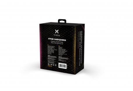 Навушники Vinga HSCU-160 Gaming LED Black (HSCU-160)
