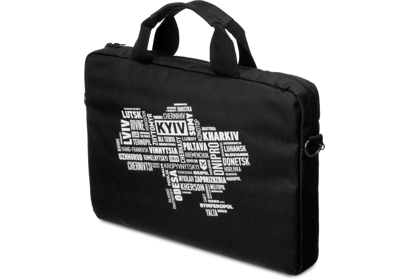Сумка для ноутбука Vinga 15.6" NB1502 Black, white print (NB1502UWBK)