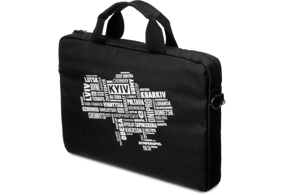 Сумка для ноутбука Vinga 15.6" NB1502 Black, white print (NB1502UWBK)