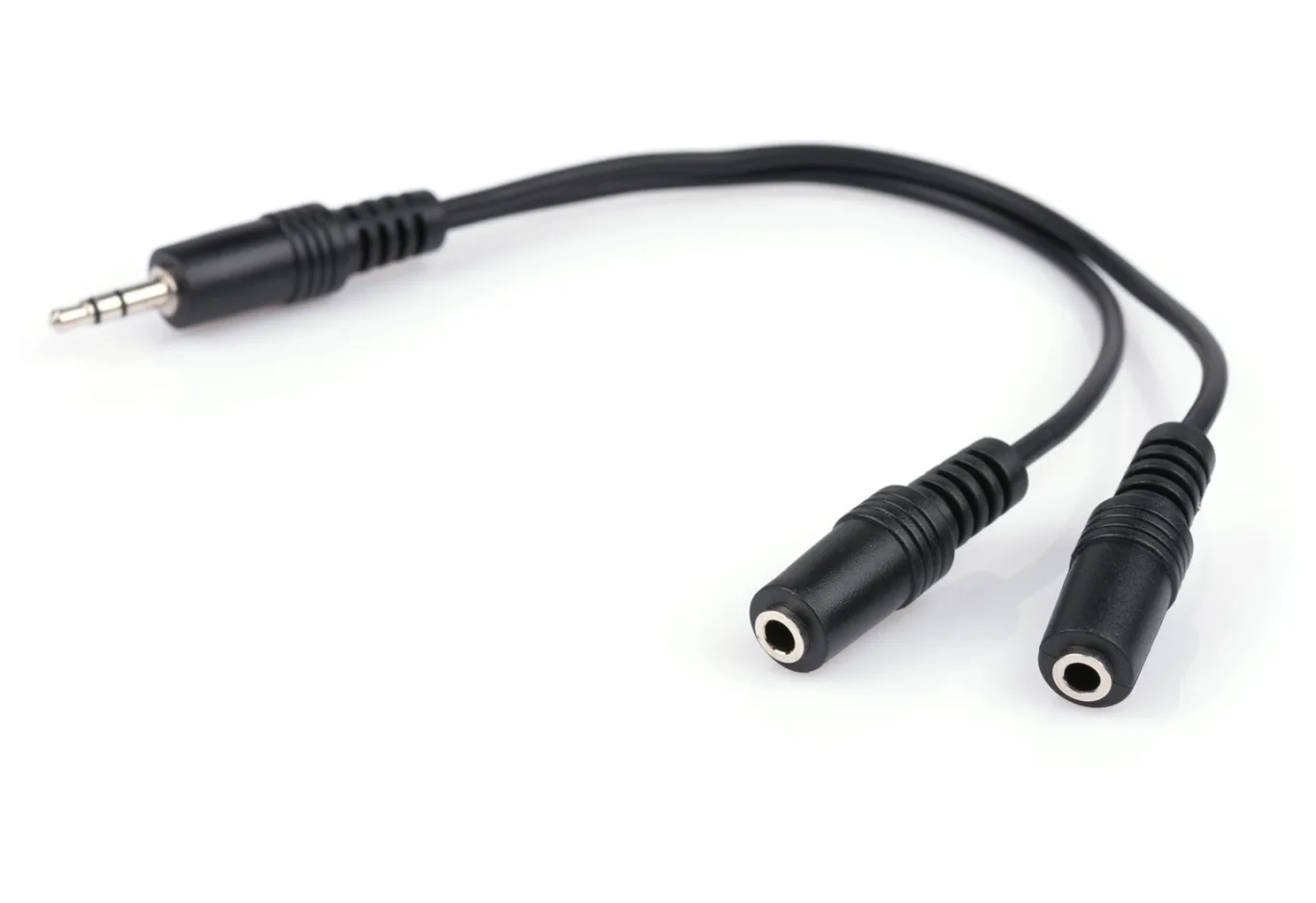 Adapter Jack 3.5mm M/2хF 0.2m Vinga (3.5STMF02-0.2)