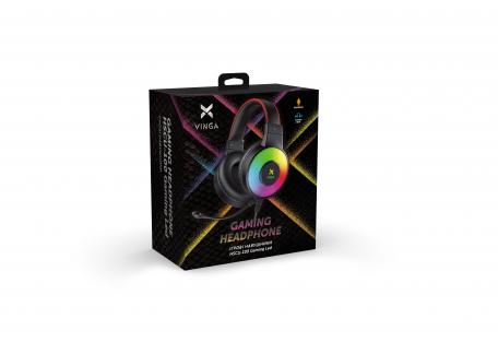 Навушники Vinga HSCU-100 Gaming LED Black (HSCU-100)
