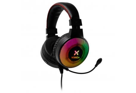 Навушники Vinga HSCU-100 Gaming LED Black (HSCU-100)