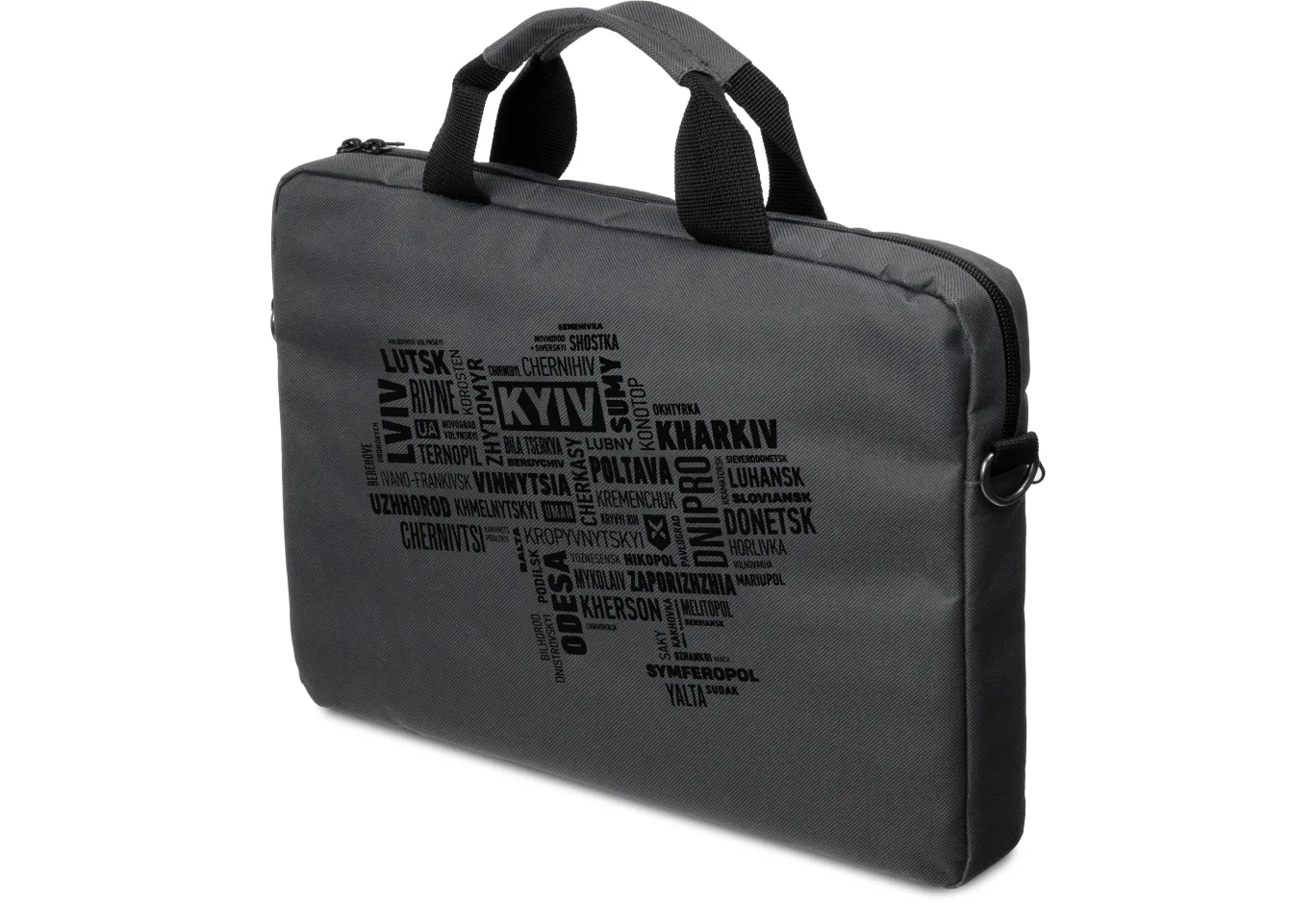 Laptop bag Vinga 15.6" NB1502 Gray, black print (NB1502UBGY)