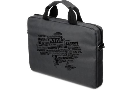 Сумка для ноутбука Vinga 15.6" NB1502 Gray, black print (NB1502UBGY)