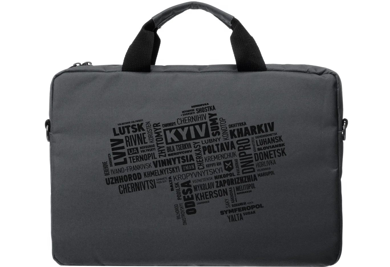 Laptop bag Vinga 15.6" NB1502 Gray, black print (NB1502UBGY)
