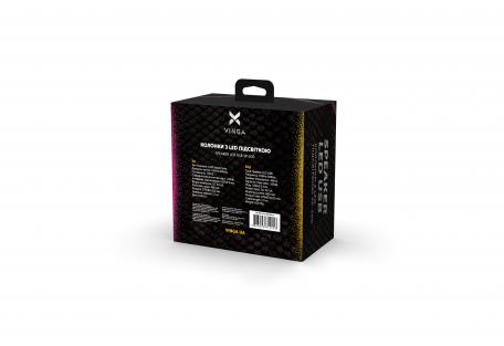 Акустична система Vinga SP-200 LED USB Black