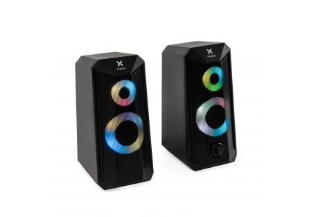 Акустична система Vinga SP-200 LED USB Black