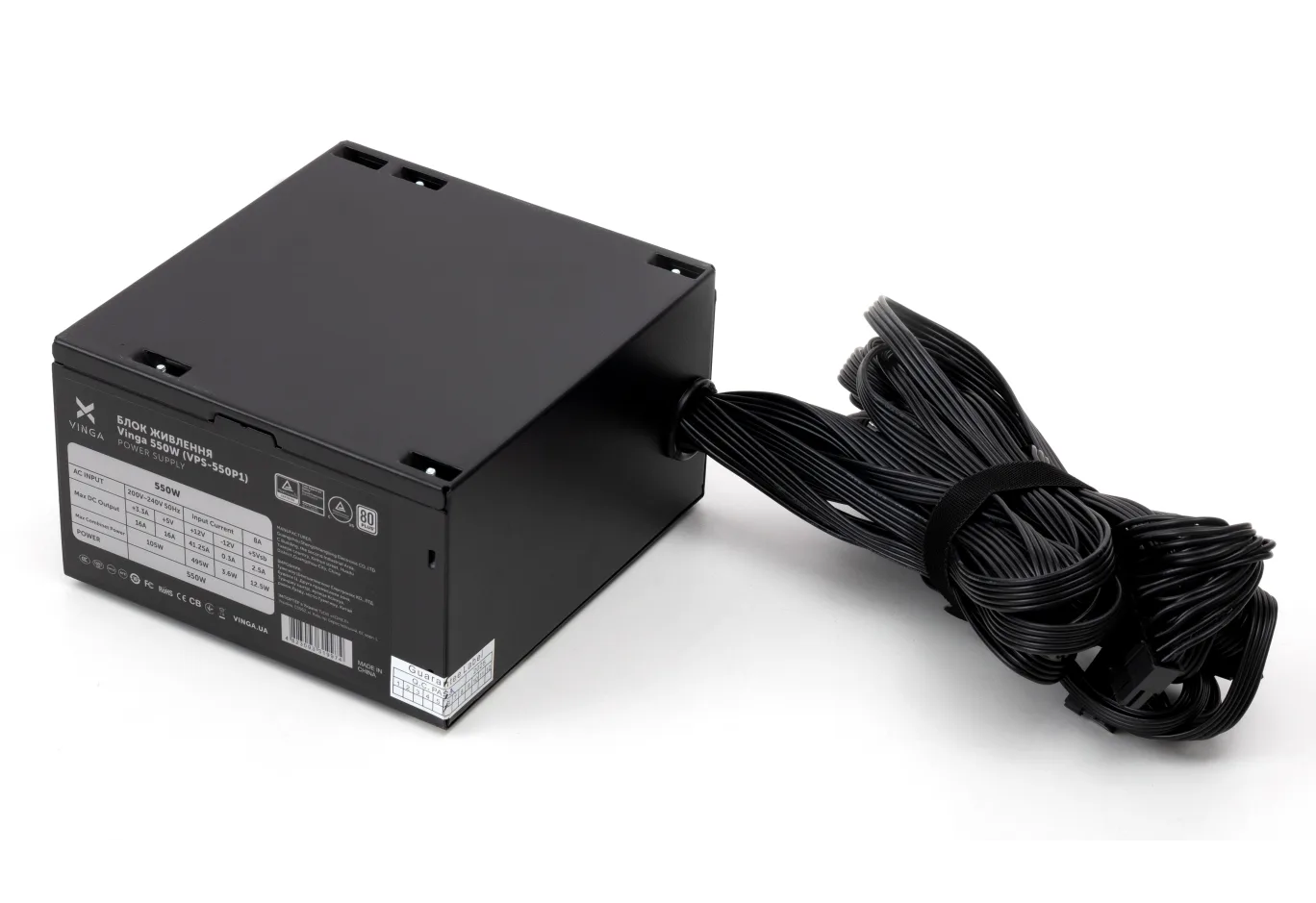 Блок живлення Vinga 550W ОЕМ (VPS-550P1)