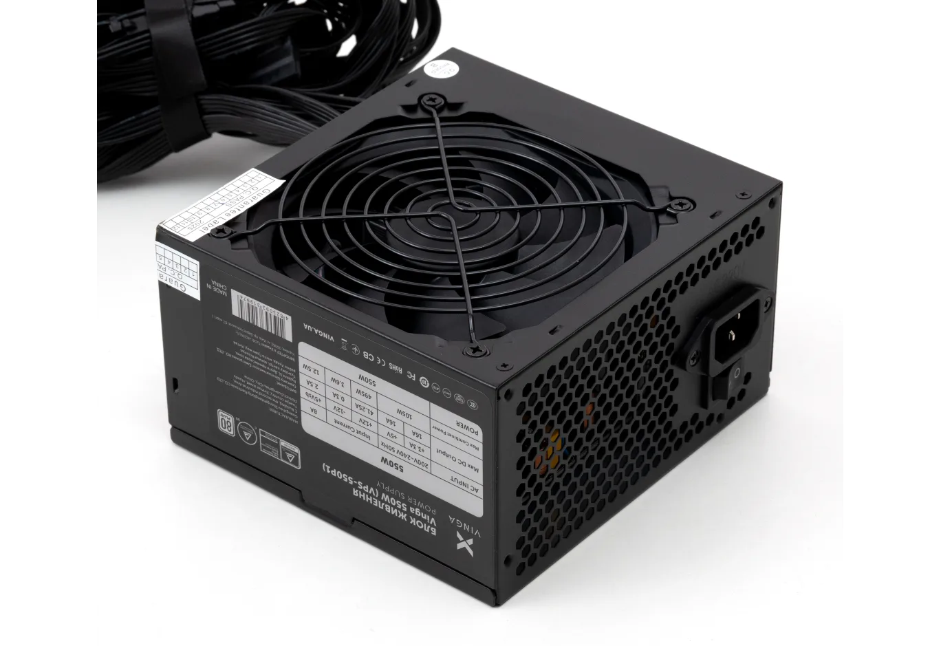Блок живлення Vinga 550W ОЕМ (VPS-550P1)