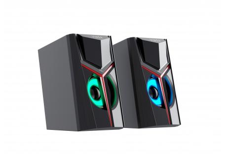 Акустична система Vinga SP-100 LED USB Black