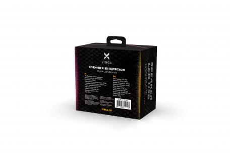Акустична система Vinga SP-100 LED USB Black