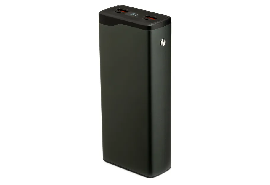 Батарея універсальна Vinga 30000 mAh QC3.0+PD 3 ports LCD metal 20W (VPB3QPALD)