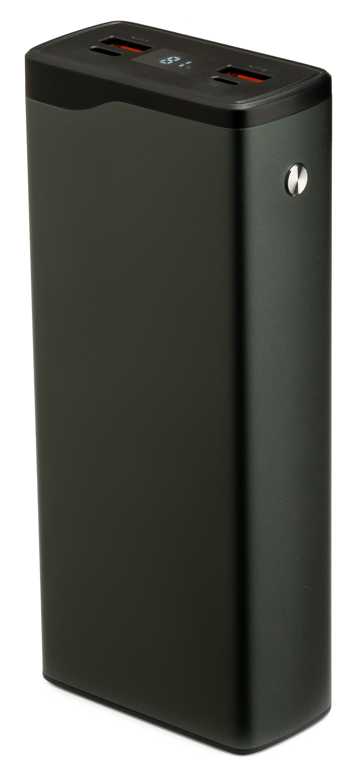 Батарея універсальна Vinga 30000 mAh QC3.0+PD 3 ports LCD metal 20W (VPB3QPALD)