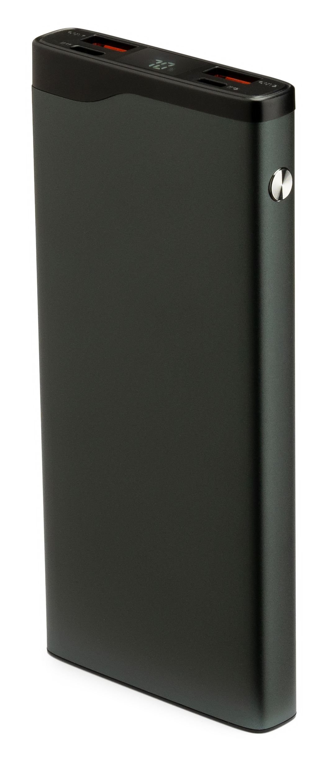 Батарея універсальна Vinga 10000 mAh QC3.0+PD 3 ports LCD metal (VPB1QPALD)