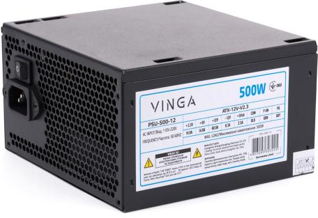 Блок живлення Vinga 500W ОЕМ (PSU-500-12)